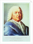Portrait of Johann Sebastian Bach by Gottlieb Friedrich Bach