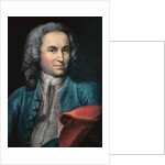 Portrait presumed to be Johann Sebastian Bach, 1717-23 by Johann Ernst Rentsch