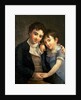 Portrait of Karl Thomas and Franz Xaver, the two sons of Wolfgang Amadeus Mozart, 1798 by Hans Hansen