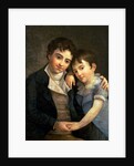 Portrait of Karl Thomas and Franz Xaver, the two sons of Wolfgang Amadeus Mozart, 1798 by Hans Hansen