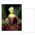 Maria-Anna Mozart, called 'Nannerl', sister of Wolfgang Amadeus Mozart, 1763 by Peter Anton Lorenzoni