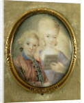 Wolfgang Amadeus Mozart and his sister Maria-Anna, called 'Nannerl' by Eusebius Johann Alphen