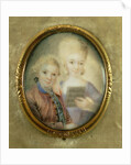 Wolfgang Amadeus Mozart and his sister Maria-Anna, called 'Nannerl' by Eusebius Johann Alphen