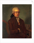 Portrait of Wolfgang Amadeus Mozart wearing the Order of the Golden Spur, 1777 by Austrian School