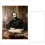 Marie Francois Sadi Carnot at his Desk by Theobald Chartran