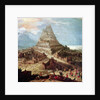 Construction of the Tower of Babel, 16th-17th century by Hendrick van Cleve