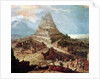 Construction of the Tower of Babel, 16th-17th century by Hendrick van Cleve