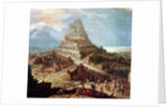 Construction of the Tower of Babel, 16th-17th century by Hendrick van Cleve