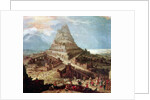 Construction of the Tower of Babel, 16th-17th century by Hendrick van Cleve