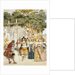 Nicolas Fouquet receiving King Louis XIV at the Chateau de Vaux Le Vicomte, France, 17th August 17 1661 by Maurice Leloir