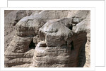 View of the Qumran Caves, where the Dead Sea Scrolls were discovered in 1947 by Anonymous