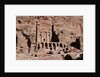 Rock tombs by Nabatean