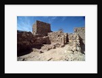 Remains of the fortress palace, built by Herod the Great c.37-31 BC by Anonymous