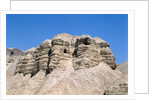 View of the Qumran Caves, where the Dead Sea Scrolls were discovered in 1947 by Anonymous