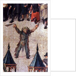 The Triumph of Archduchess Isabella in the Ommeganck in Brussels on 31st May 1615, detail of a figure in a devil costume, 1615 by Denys van Alsloot