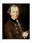 Immanuel Kant, 1768 by Johann Gottlieb Becker