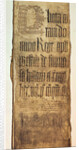 Title page of the King's Bench plea roll for Hilary Term, 1487 by English School