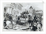 Arrival of the Government Conveyance at the Colonial Treasury, Sydney, on 21st August 1851 by Marshall Claxton