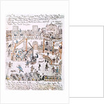 Inside the Old Lutheran Church, York County, 1800 by Lewis Miller