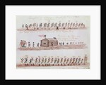 Three sketches depicting events in American history by Lewis Miller