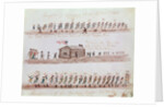 Three sketches depicting events in American history by Lewis Miller
