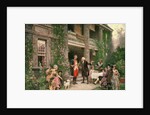 George Washington visiting Bartram's Garden in 1787, painted 1900 by Jean Leon Gerome Ferris