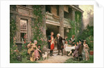 George Washington visiting Bartram's Garden in 1787, painted 1900 by Jean Leon Gerome Ferris