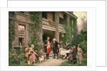 George Washington visiting Bartram's Garden in 1787, painted 1900 by Jean Leon Gerome Ferris