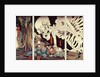 Mitsukini Defying the Skeleton Spectre, c.1845 by Utagawa Kuniyoshi