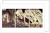 Mitsukini Defying the Skeleton Spectre, c.1845 by Utagawa Kuniyoshi