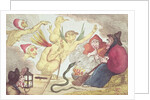 Witches in a Hayloft by Thomas Rowlandson