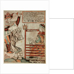 Hermod astride Sleipnir, his father's famous eight-legged charger, at the barred gates of the Kingdom of Hel by Icelandic School