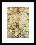 Detail from a Catalan World Map, 1375 by Catalan School