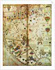 Detail from a Catalan World Map, 1375 by Catalan School