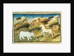 Mythical animals in the wilderness, c.1410-12 by Boucicaut Master