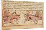 Battle between Mongol tribes by Islamic School