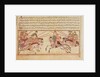 Battle between Mongol tribes by Islamic School