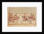 Battle between Mongol tribes by Islamic School
