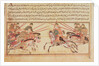Battle between Mongol tribes by Islamic School