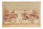 Battle between Mongol tribes by Islamic School