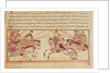Battle between Mongol tribes by Islamic School