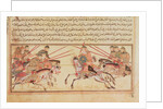 Battle between Mongol tribes by Islamic School