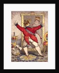 Reflection: To be, or not to be?, cartoon of King George IV of England, 1820 by Anonymous Anonymous