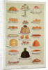 Sweets, colour plate from Mrs Beeton's Everyday Cookery and Housekeeping Book, pub.1890 by Anonymous