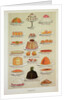Sweets, colour plate from Mrs Beeton's Everyday Cookery and Housekeeping Book, pub.1890 by Anonymous