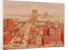 Brooklyn Bridge, c.1883 by R. (after) Schwarz