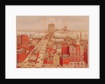 Brooklyn Bridge, c.1883 by R. (after) Schwarz