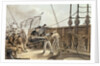 Splicing the Trans-Atlantic telegraph cable on board the 'Great Eastern', 25th July 1865, pub. by Lay and Son, c.1868 by Robert Dudley