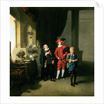 David Garrick with William Burton and John Palmer in 'The Alchemist' by Ben Jonson, 1770 by Johann Zoffany