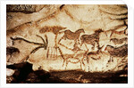 Horses and deer from the Caves at Altamira, c.15000 BC by Prehistoric Prehistoric